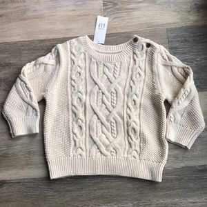 NWT 18-24 Month Baby Gap Cream Sweater